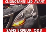 Pack led clignotants avant pour Peugeot 3008 II