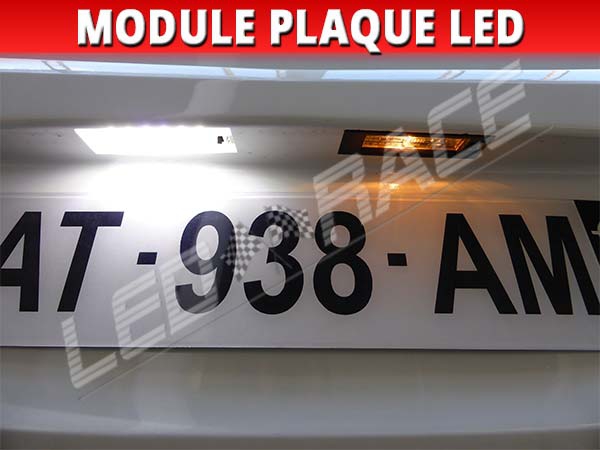 Pack modules led plaque arrière pour Fiat 500 X Blanc 6000K