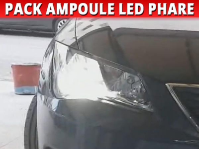 Pack 2 Ampoules LED Phare Homologation E9 pour Seat Leon III 3 5f