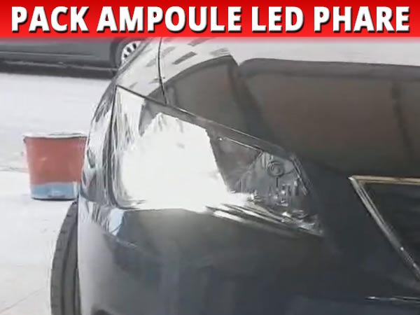 Mini Ampoule led phare H4 Double Intensité - Homologation E9