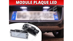 Pack modules led plaque arrière pour Citroën C5 Aircross Blanc 6000K