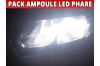 Pack led phare croisement route pour Dacia Sandero 2