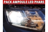 Pack led phare croisement route pour Dacia Duster 2