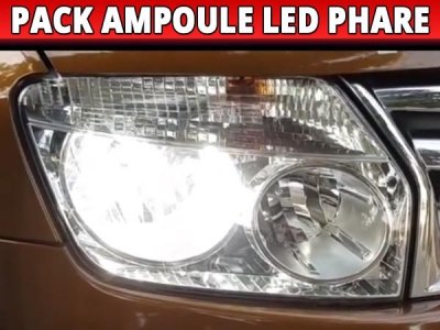 Pack led phare croisement route pour Dacia Duster 1