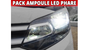 Pack 2 Ampoules LED Phares Croisement pour Peugeot Expert 3 (2016-)