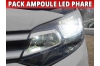 Pack led phare croisement route pour Peugeot Expert 3