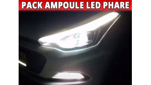 Pack 2 Ampoules LED Phare pour Hyundai i20 2 (2015 - ) - homologation E9