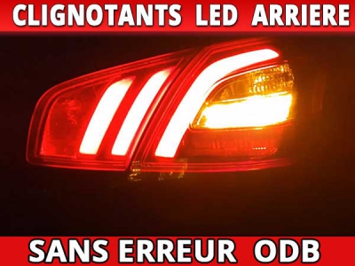 Pack led clignotants arrière Peugeot 308 2