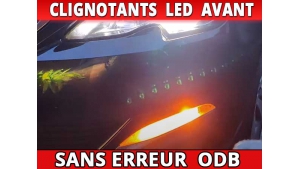 Pack led clignotants avant pour Peugeot 308 II