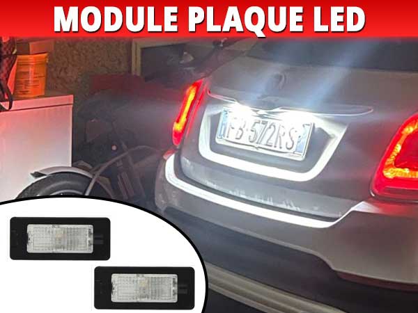 Pack modules led plaque arrière pour Citroën C5 Aircross Blanc 6000K