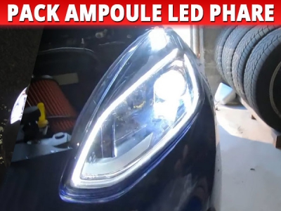 Pack led phare croisement route pour renault megane 4