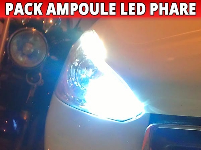 Pack led phare croisement route pour Peugeot 208