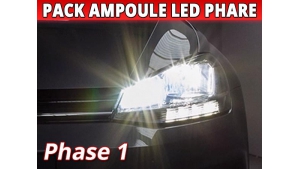Pack Ampoules LED Phares pour Volkswagen GOLF VII Phase 1 (2012-2017)