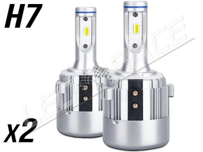 Pack 2 Ampoules LED H7 phare Spécial VW Audi Skoda et Mercedes