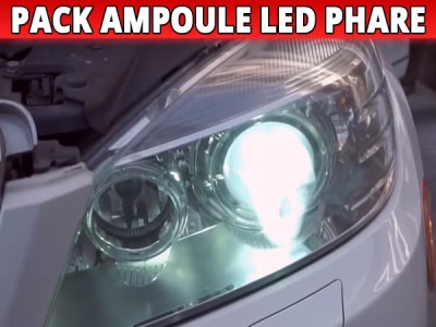 Pack led phare croisement route pour Mercedes Classe C W204