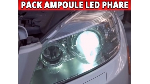 Pack Ampoules LED Phares Homologuées E9 pour Mercedes Classe C W204