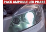 Pack led phare croisement route pour Mercedes Classe C W204