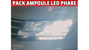 Pack 2 ampoules phares à LED H4 double intensité Mitsubishi Pagero 3