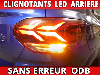 Pack led clignotants arrière Dacia Sandero III