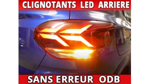 Pack led clignotants arrière pour Dacia Sandero III