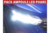 Pack led phare croisement route pour Dacia Sandero 3