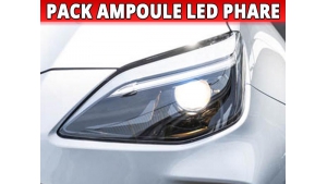 Pack Ampoules Led Phares HIR2 9012 pour Toyota Yaris Cross - Homologation E9