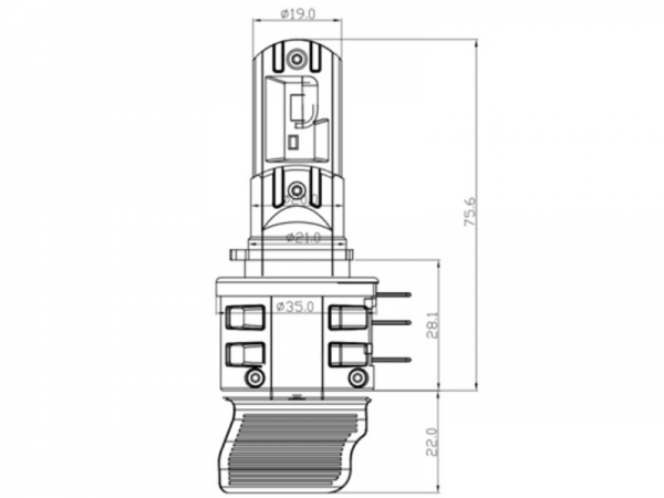 Pack ampoules de feux de jour et de route H15 Xenon Effects pour