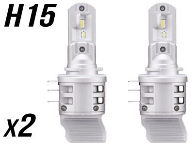 Mini Ampoule led phare haute puissance H15 feu de Jour + Route