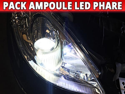 Pack Ampoules LED Phare Homologuées pour Mercedes Classe A W169