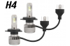 Pack 2 Ampoules led H4 Haute puissance Sans Erreur ODB Ventilée Homologation E9 all in one