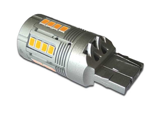 Ampoule clignotant LED orange T20