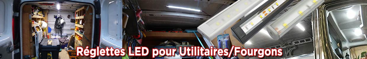 Ledrace® Réglette Led 12V Utilitaires Fourgon Camionnette Sur Mesure -  ®