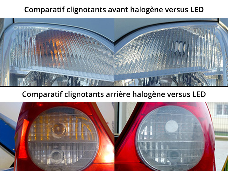 3157 5W/6W Accessoires de voiture de l'ampoule LED orange/blanc