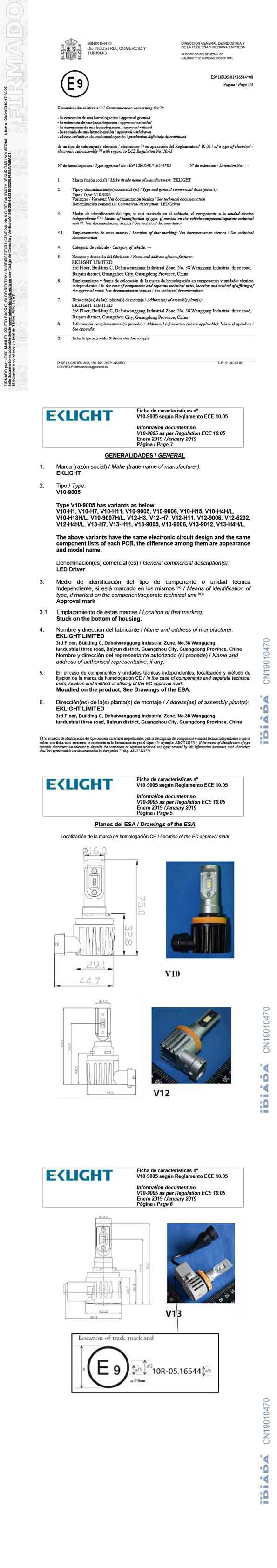 Pack Ampoules LED Phare pour Kia Ceed - Pro Ceed 2 - Homologation E9